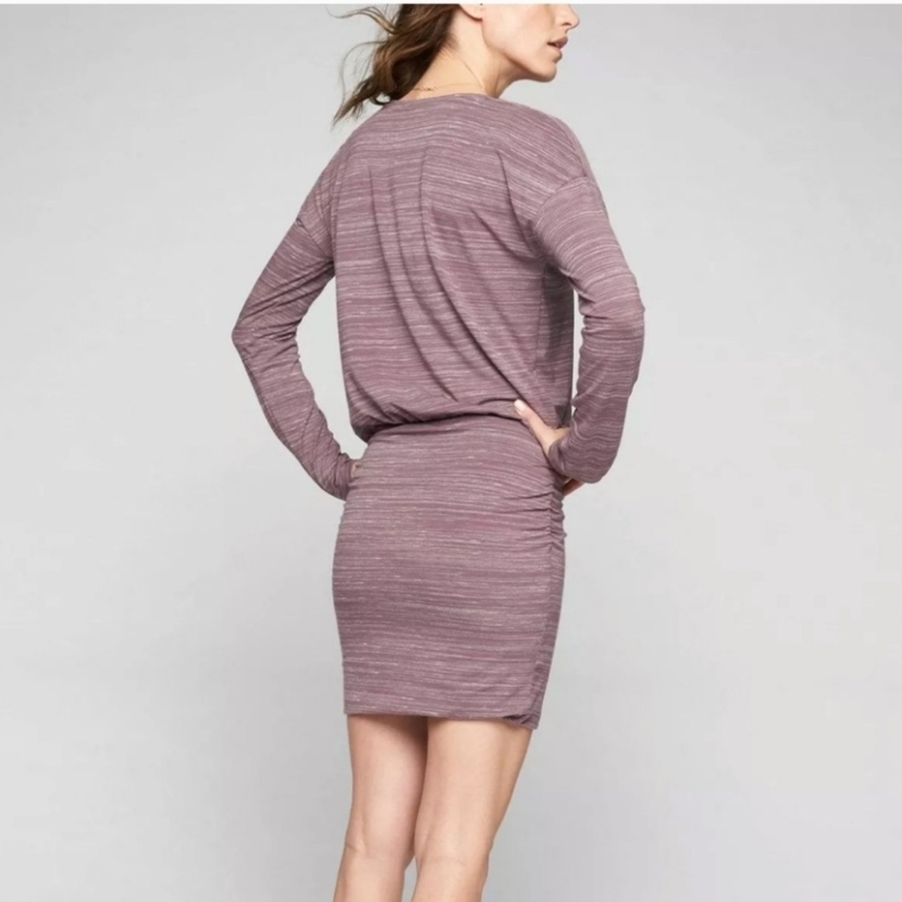 Athleta Avenue Dress, Oversized Size Medium, Purple, NWT - Picture 2 of 7